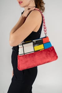 Image 3 of BAGUETTE RED MONDRIAN