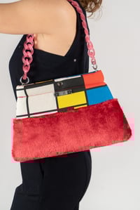 Image 2 of BAGUETTE RED MONDRIAN