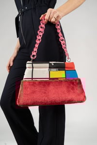 Image 1 of BAGUETTE RED MONDRIAN