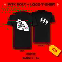 ⚡ WTK bolt + logo double sided t-shirt ⚡