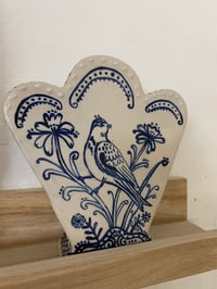 Image 1 of Little waiting song bird romantic vase