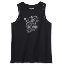 Image 1 of Women's King Cobra Embellished Muscle Tank