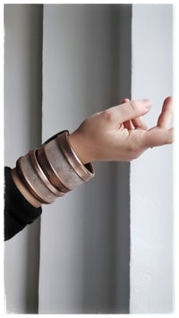 Image 3 of ESSENTIAL MEDIUM Bangles - Rose Gold - 15% off