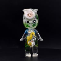 Image 2 of Kilos Kewties Aquatic Seahorse Rose - Glow in the Dark Double Cast Resin Figure