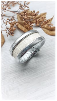 Image 1 of ESSENTIAL SMALL Bangle - SilverCream - 20% off