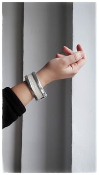 Image 6 of ESSENTIAL SMALL Bangle - SilverCream - 20% off