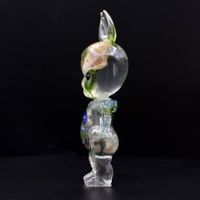 Image 4 of Kilos Kewties Aquatic Series Mermaid Tail Bunny- Glow in the Dark Double Cast Resin Figure