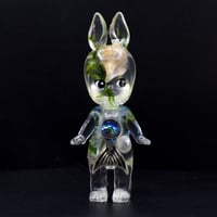 Image 2 of Kilos Kewties Aquatic Series Mermaid Tail Bunny- Glow in the Dark Double Cast Resin Figure