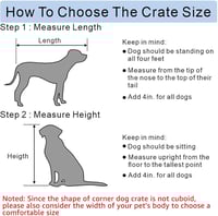 Image 5 of Wooden corner dog crate kennel 