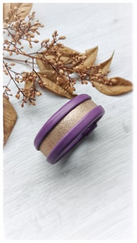 Image 1 of ESSENTIAL SMALL Bangles - Purple and Rose Gold - 20% off