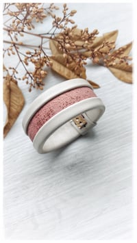 Image 5 of ESSENTIAL SMALL Bangles - Gesso e Rosa screziato- 20% off