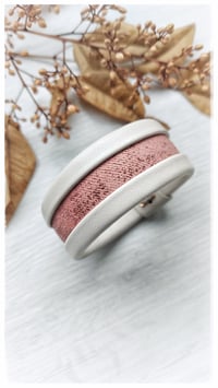 Image 1 of ESSENTIAL SMALL Bangles - Gesso e Rosa screziato- 20% off