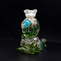 Image 2 of Kilos Kewties Aquatic Series Laying Bok Choy- Glow in the Dark Double Cast Resin Figure