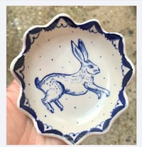 Image 1 of PRE ORDER JUMPING HARE DISH