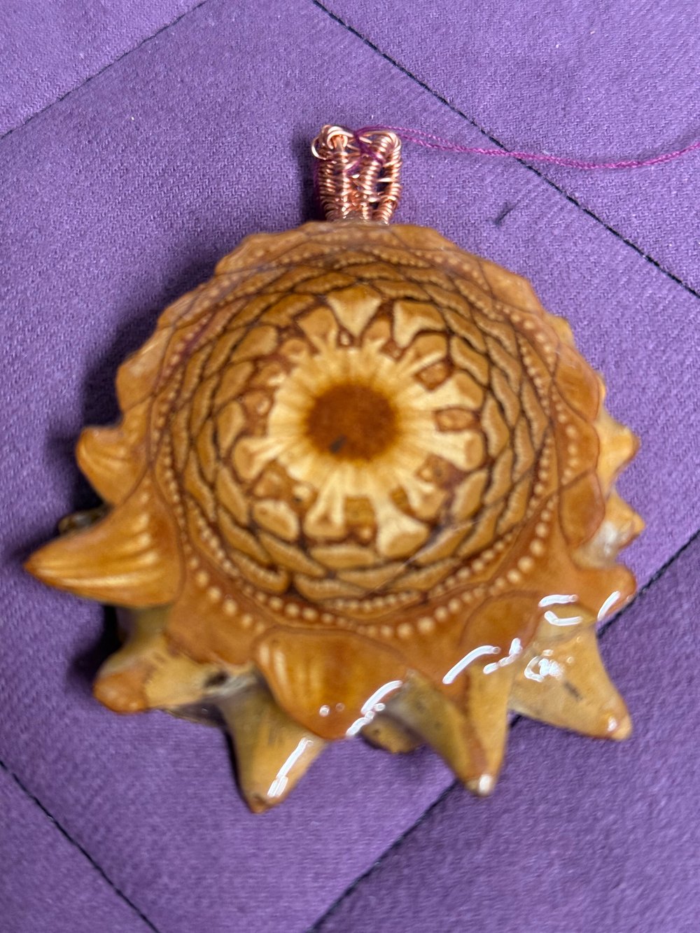 Image of Naked Pinecone Pendant #69