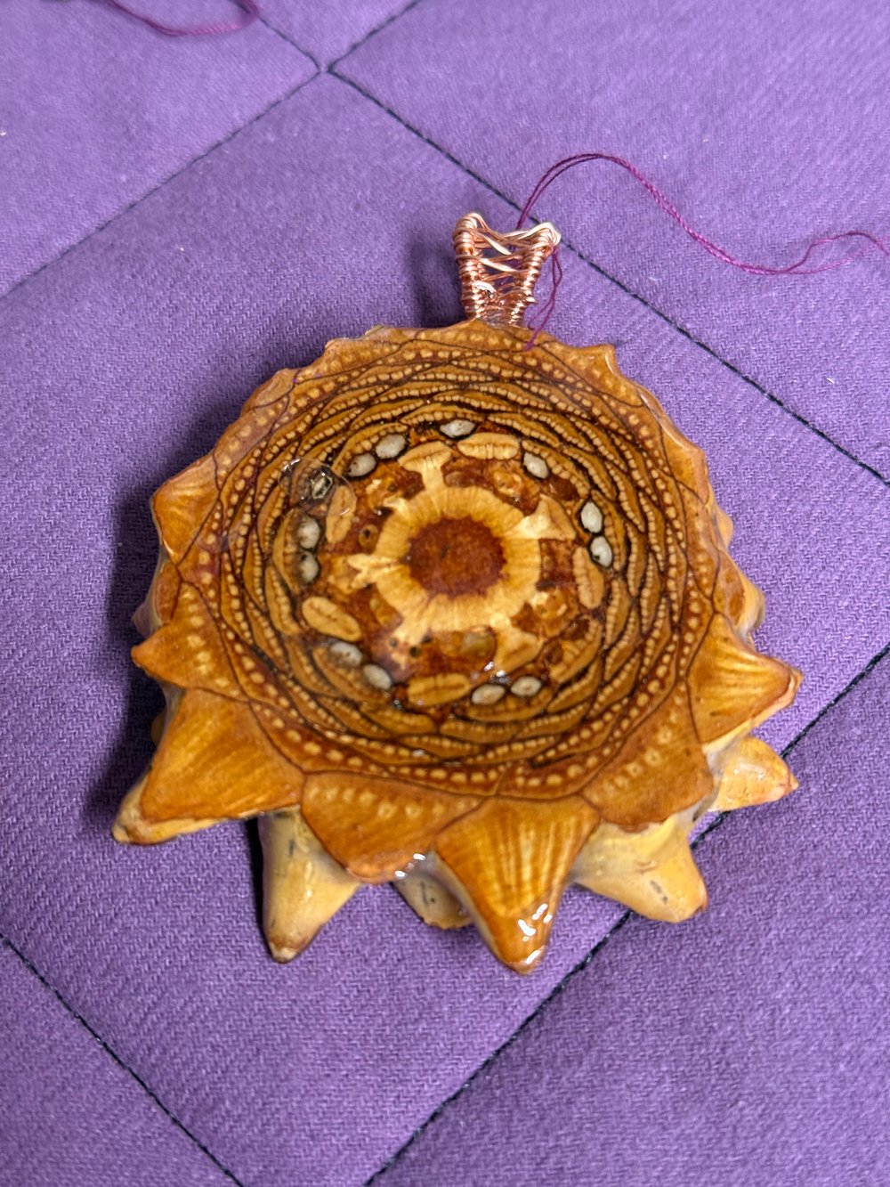 Image of Naked Pinecone Pendant #69