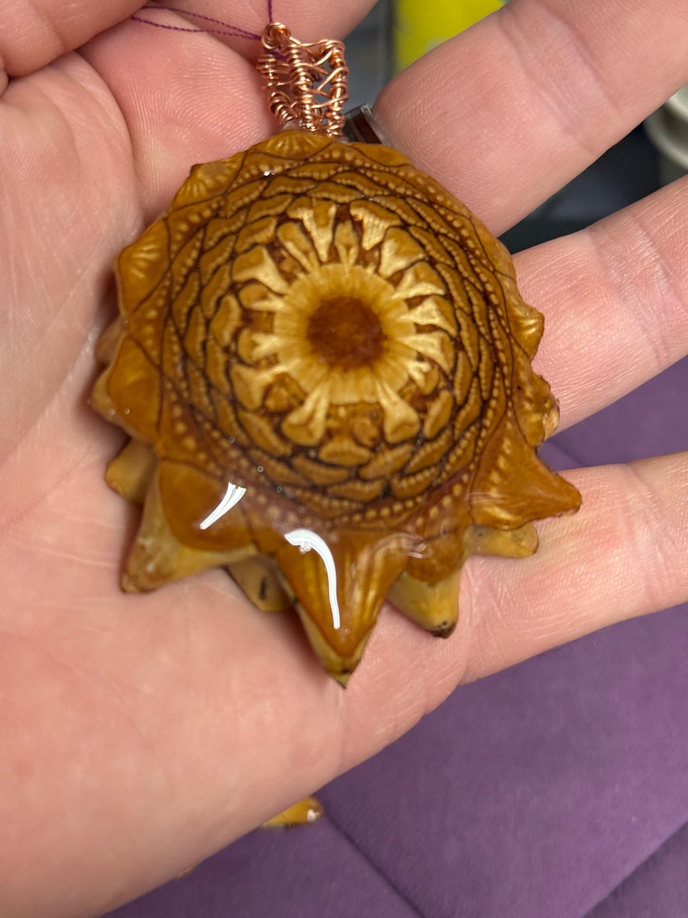 Image of Naked Pinecone Pendant #68