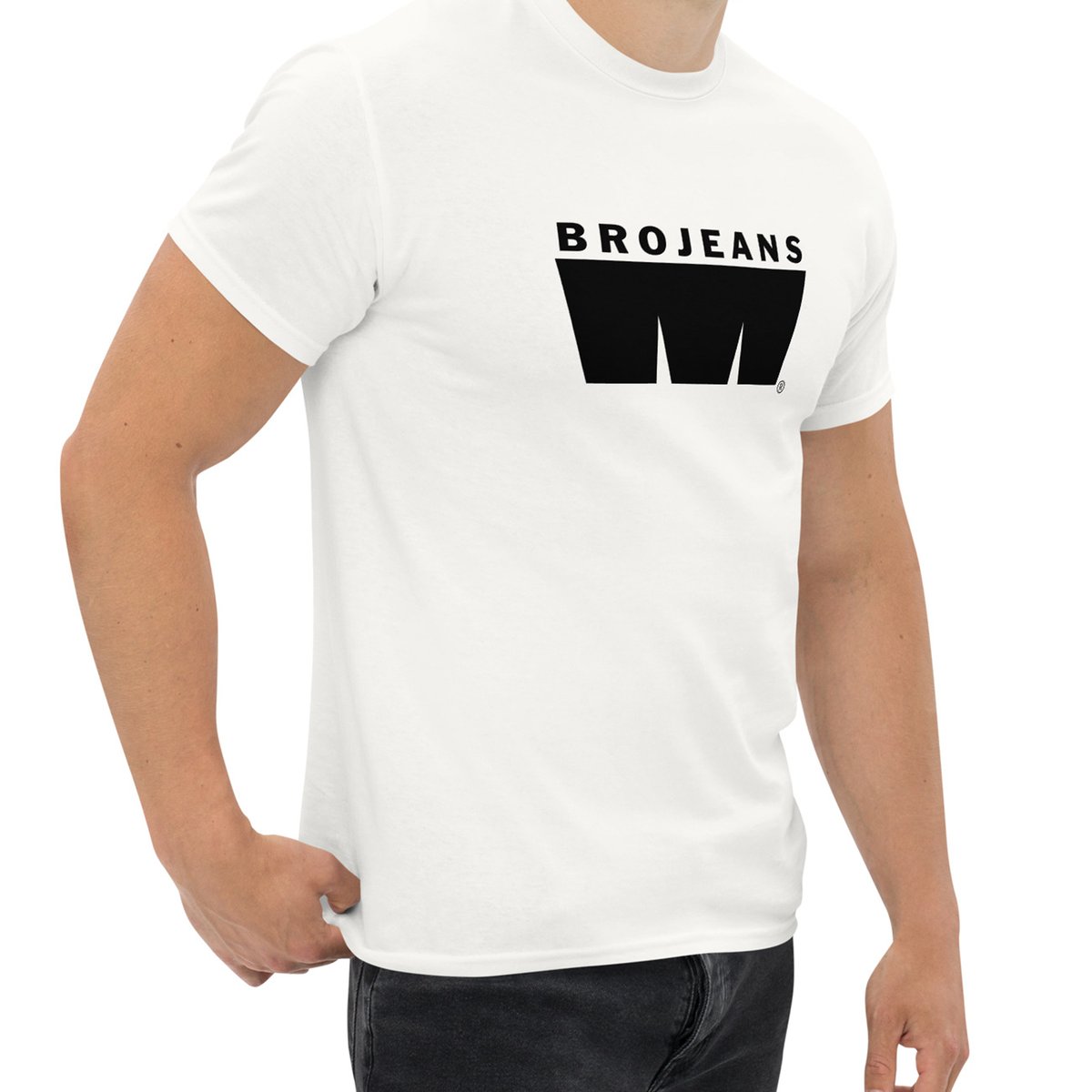 Image of BROJEANS - Black Logo T SHIRT 