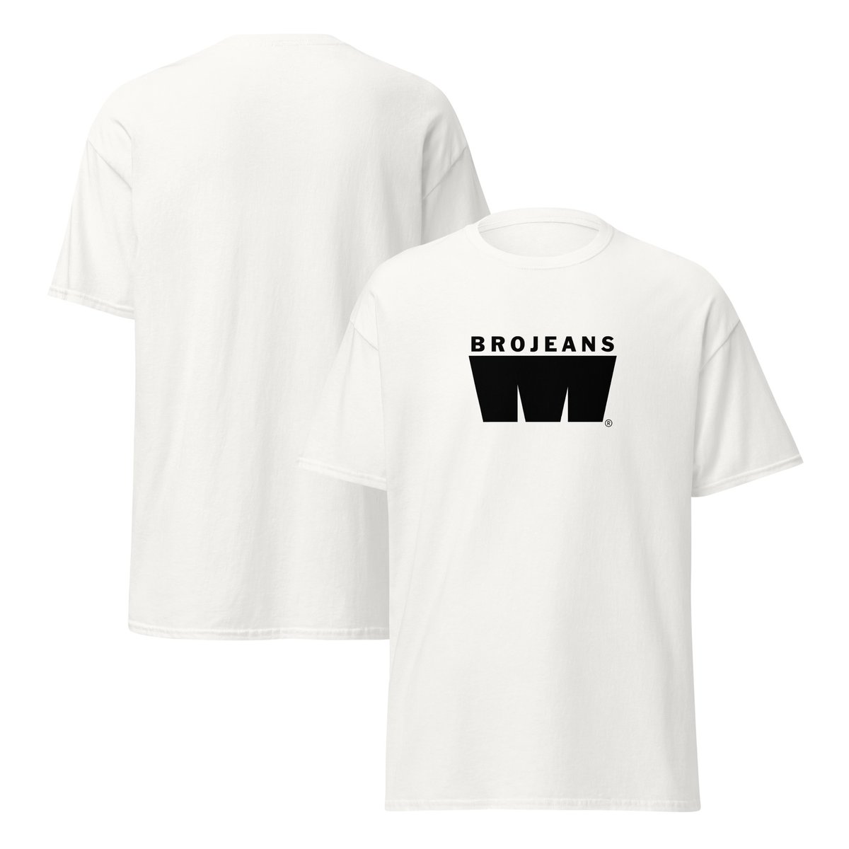 Image of BROJEANS - Black Logo T SHIRT 