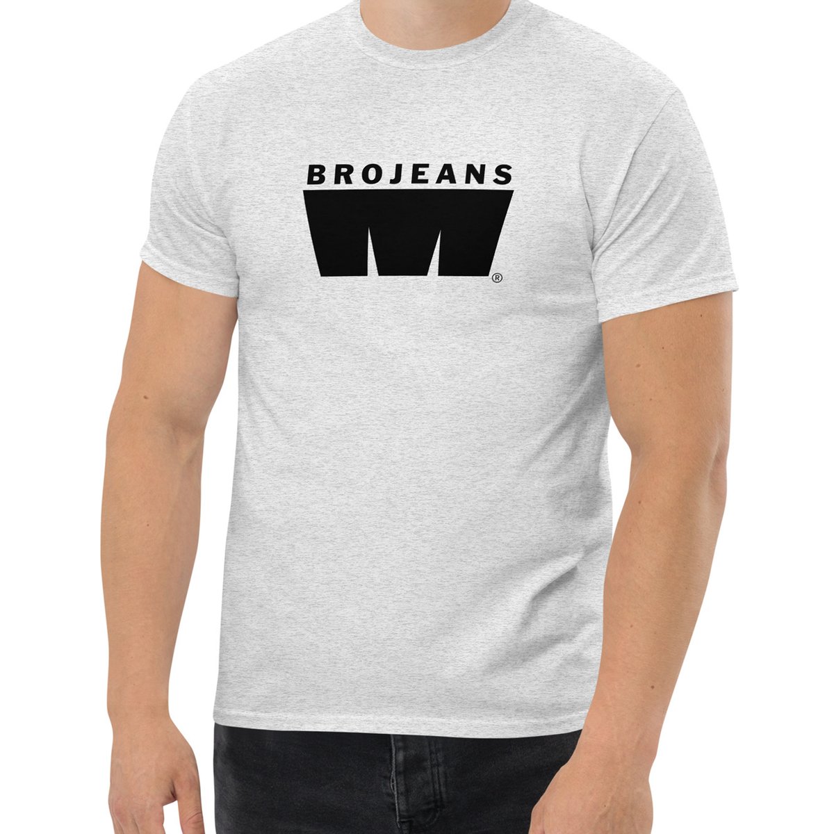 Image of BROJEANS - Black Logo T SHIRT 