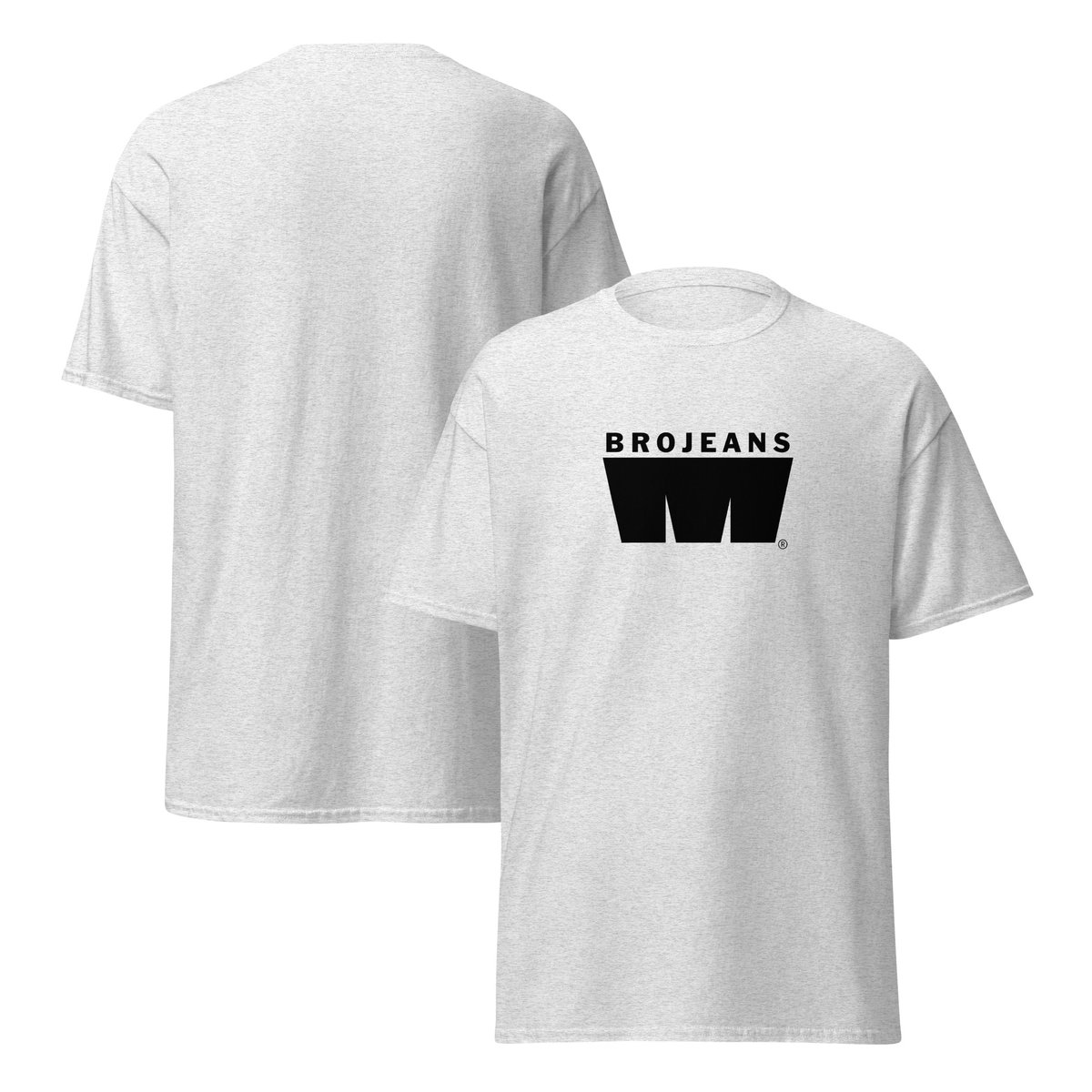 Image of BROJEANS - Black Logo T SHIRT 