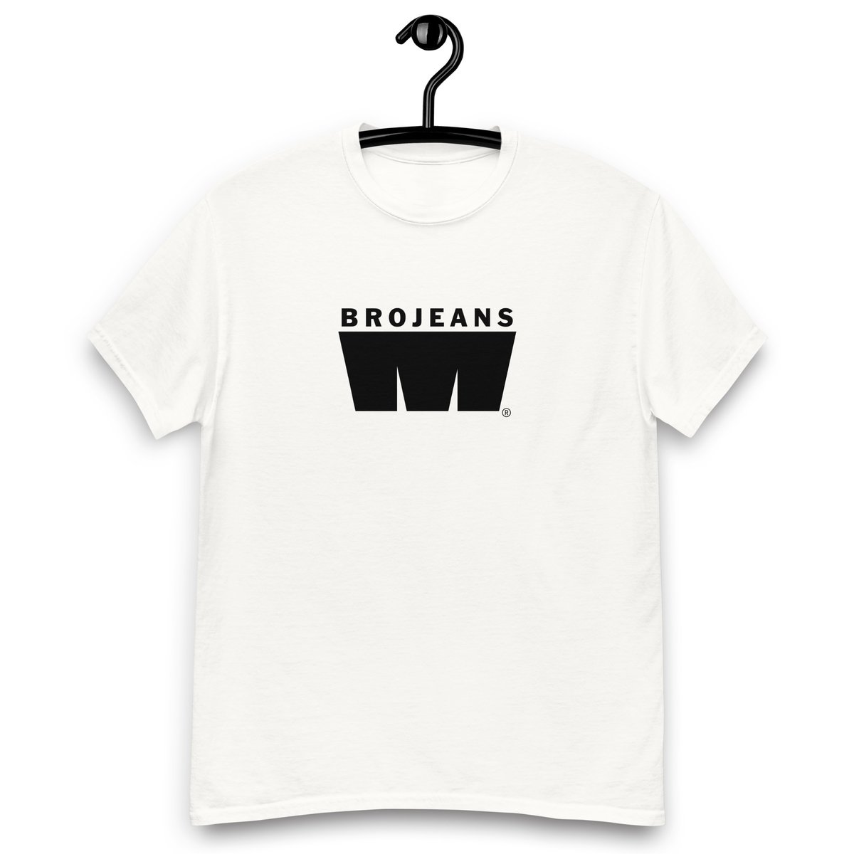 Image of BROJEANS - Black Logo T SHIRT 