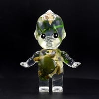 Image 2 of 3 Inch Kilos Kewties Aquatic Series Sea Turtle- Glow in the Dark Double Cast Resin Figure