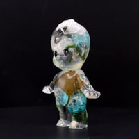 Image 3 of 3 Inch Kilos Kewties Aquatic Series Stingray- Glow in the Dark Double Cast Resin Figure