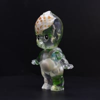 Image 3 of 3 Inch Kilos Kewties Aquatic Series Baby Sea Turtle- Glow in the Dark Double Cast Resin Figure