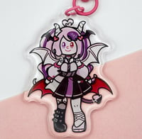 Image 1 of Iron Mouse 2.75" Epoxy Keychain - VShojo Fan Art