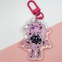 Image 3 of Iron Mouse 2.75" Epoxy Keychain - VShojo Fan Art