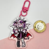 Image 4 of Iron Mouse 2.75" Epoxy Keychain - VShojo Fan Art