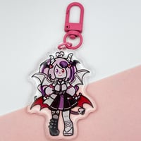 Image 2 of Iron Mouse 2.75" Epoxy Keychain - VShojo Fan Art