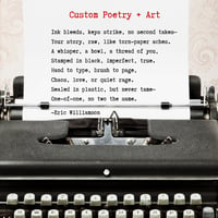 Image 1 of INK & INSTINCT – CUSTOM POEM & ART