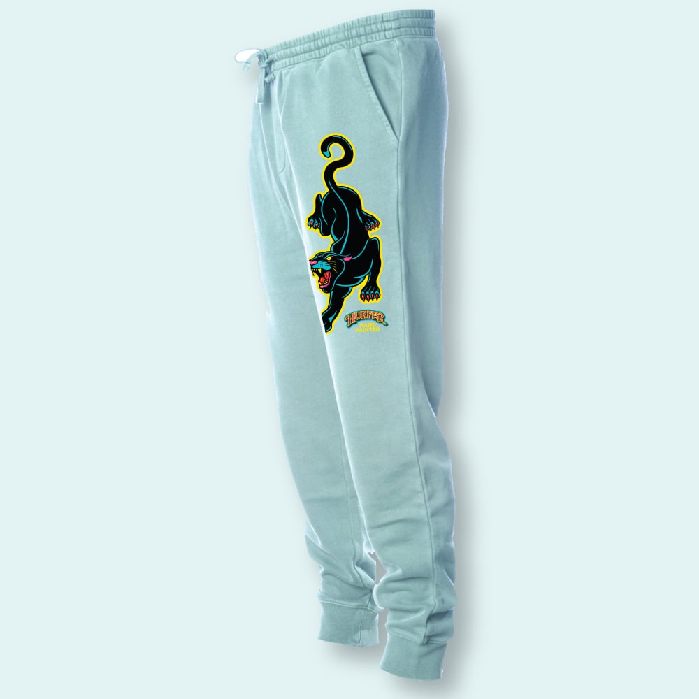 Crawling Panther Sweatpants- Mint