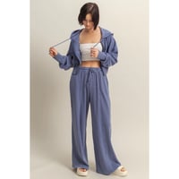 Image 1 of Washed Sweatsuit Set 