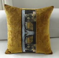 Image 1 of 'Warmth behind the sun' sq cushion