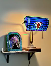 Image 2 of Crystal framed iridescent wings 