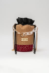 Image 4 of BOLSO JOYA CORK GOLDEN BACKGROUND