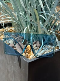 Large Blue Square Frames