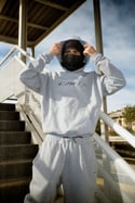 Sudadera heavyweight Gris  (ZEBRA DESIGN)