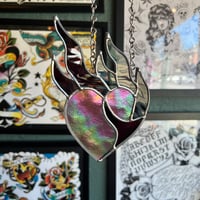 Image 1 of goth burning heart