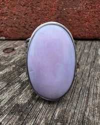 Image 4 of  WL&A Handmade Heavy Ingot Lane Splitter Pink Opal Ring - Size 12