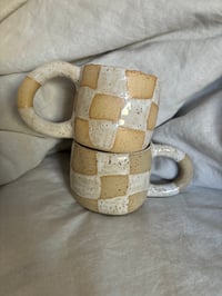 Image 3 of checkered mug
