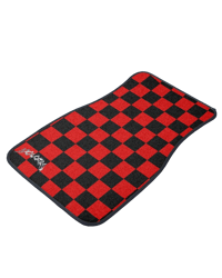 Image 1 of Red Checkered Mats