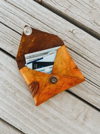 Image 2 of Leather Feather Pouch