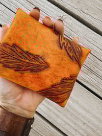 Image 3 of Leather Feather Pouch