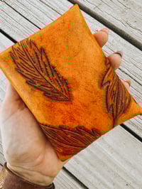 Image 5 of Leather Feather Pouch