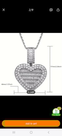 Image 3 of Heart Locket Necklace 