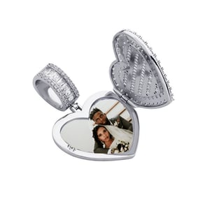 Image of Heart Locket Necklace 